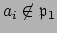 $ a_i\not\in\mathfrak{p}_1$