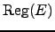 $\Reg (E)$