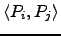 $\langle P_i, P_j \rangle$