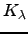 $K_{\lambda}$