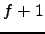 $f+1$