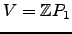 $V=\mathbb{Z}P_1$