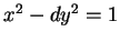 $ x^2 - dy^2 = 1$