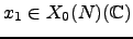 $x_1 \in X_0(N)(\mathbb{C})$