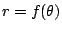 $ r=f(\theta)$