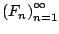 $ \left(F_n\right)_{n=1}^{\infty}$