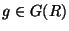 $ g \in G(R)$