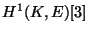 $ H^1(K,E)[3]$